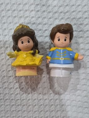 Disney Little People Prince Charming & Beauty And The Beast Replacement Figures